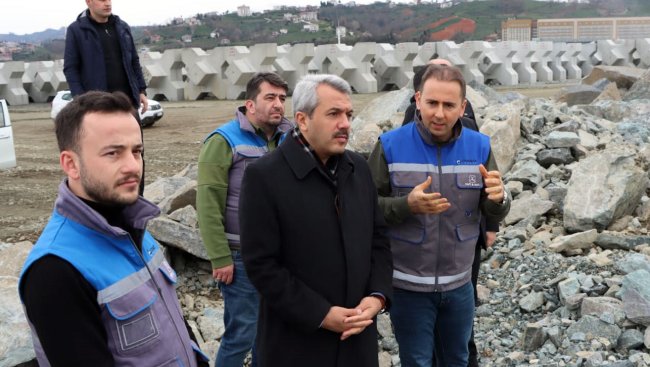 Baydaş, Lojistik Limandaki Çalışmaları İnceledi