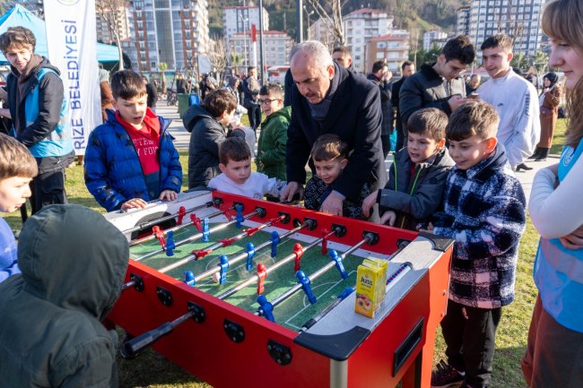 RİZE BELEDİYESİ’NDEN ÇOCUKLARA ‘ARA KARNE ETKİNLİĞİ’