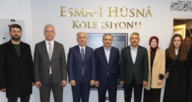 ESMA-İ HÜSNA HAT KOLEKSİYONU SERGİSİ RİZE’DE AÇILDI…