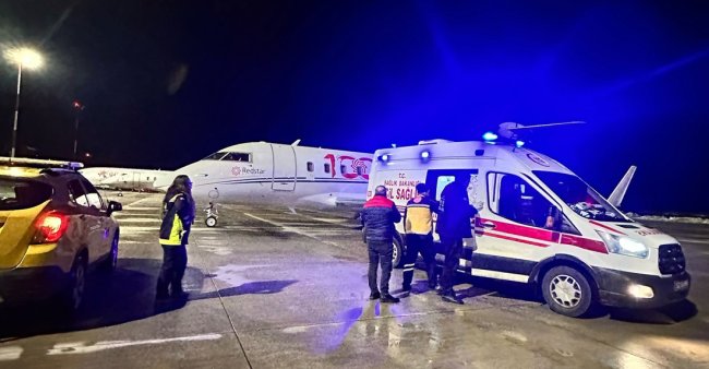 Çocuk Hasta Uçak Ambulans İle Ankara’ya Sevk Edildi