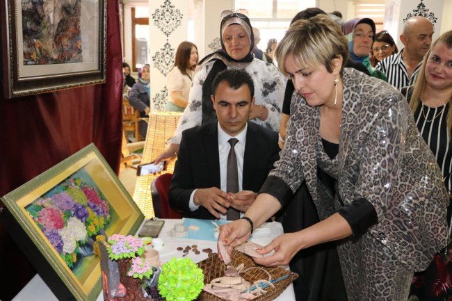 Pazar Halk Eğitim Merkezi’nden Sergi Açılışı