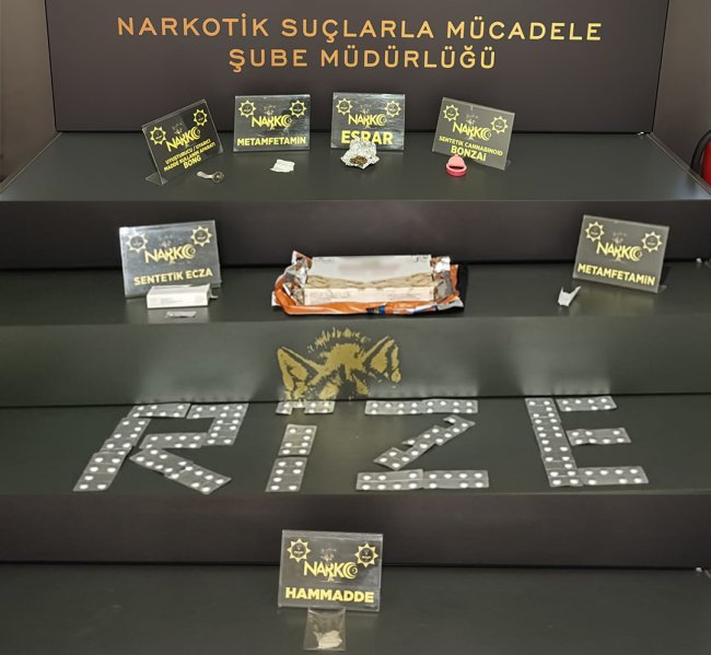 RİZE'DE UYUŞTURUCUYA GEÇİT YOK