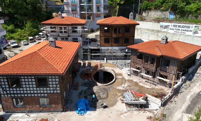 KÜLTÜR ÇARŞISINDA ÇALIŞMALAR SÜRÜYOR