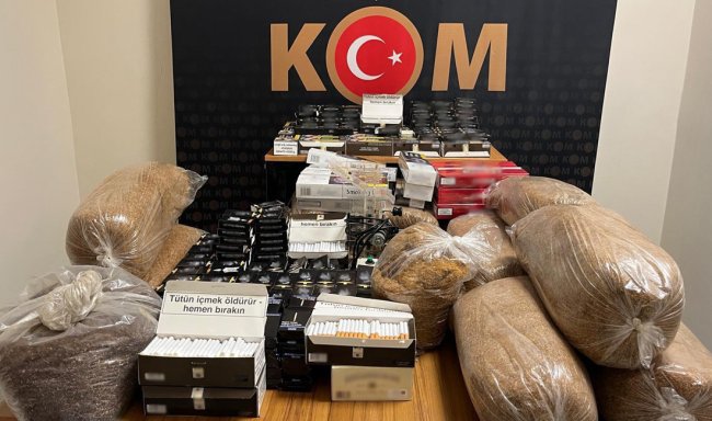 EMNİYETTEN KAÇAK SİGARA OPERASYONU