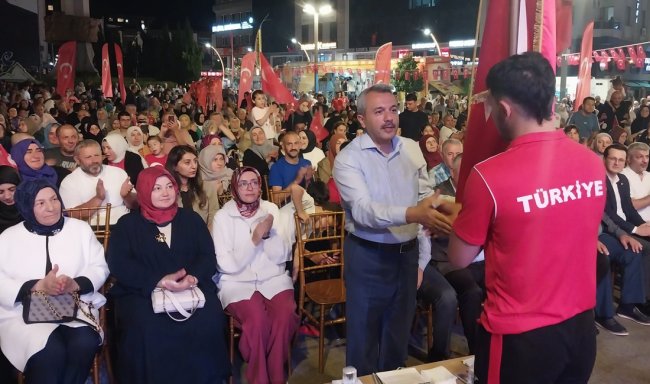 RİZE'DE 15 TEMMUZ ETKİNLİĞİNDE TARİH HATIRLANDI