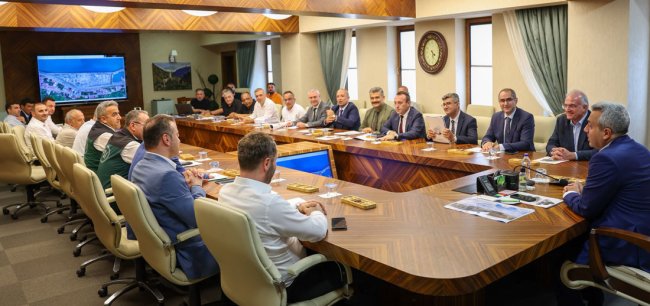 ŞEHİR HASTANESİ İNŞAATI DEĞERLENDİRİLDİ