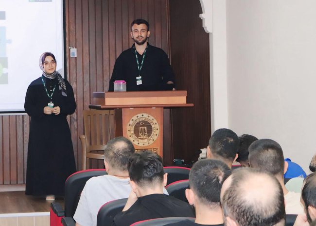CEZAEVİNDE BAĞIMLILIK DERSİ