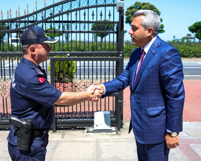 BAYDAŞ YENİ KOMUTANI ZİYARET ETTİ