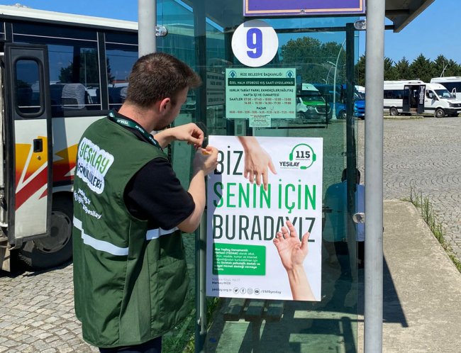 YEŞİLAY MÜCADELEYİ SÜRDÜRÜYOR