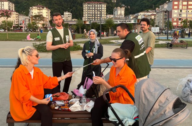 Rize’de “Yeşilay’dan Size Mesaj Var” Etkinliği