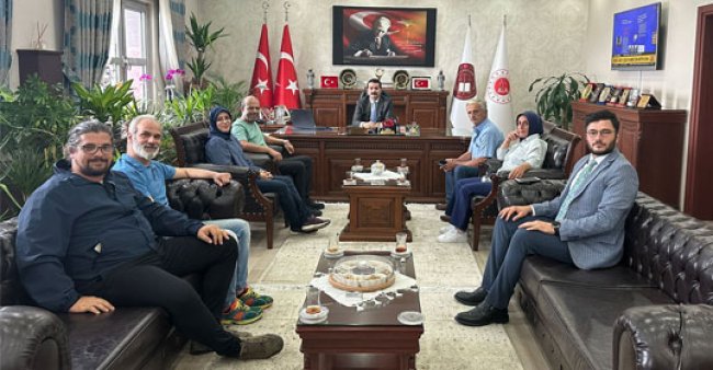 GAZETECİLERDEN BAŞSAVCIYA ZİYARET