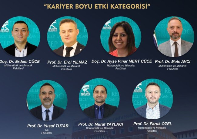 12 AKADEMİSYEN LİSTEDE