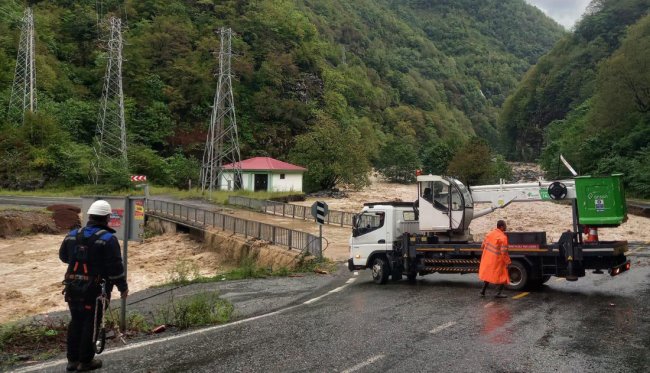 Çoruh EDAŞ, Sel Felaketinin Ardından Onarım İçin Sahada