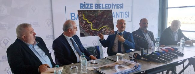 RİZE ALT YAPI PROJESİNE BAŞLIYOR