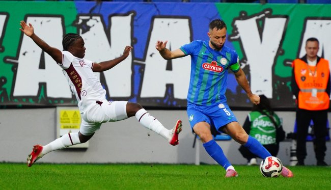 RİZESPOR OYNADI, TRABZON ATTI