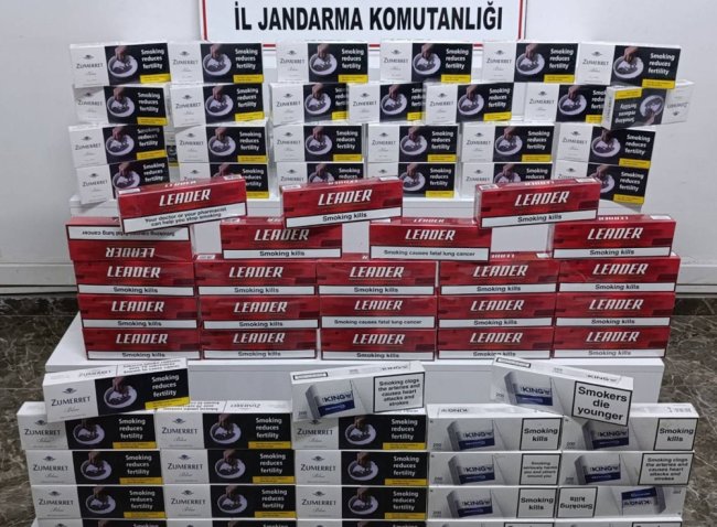 YOL KONTROLÜNDE SİGARA ÇIKTI