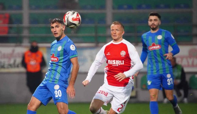 RİZESPOR EVİNDE ZORLANDI 1-0