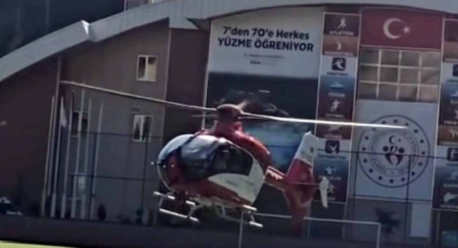 Helikopter Aybüke Bebek İçin Havalandı
