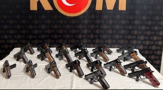 20 RUHTASIZ SİLAH ELE GEÇİRİLDİ
