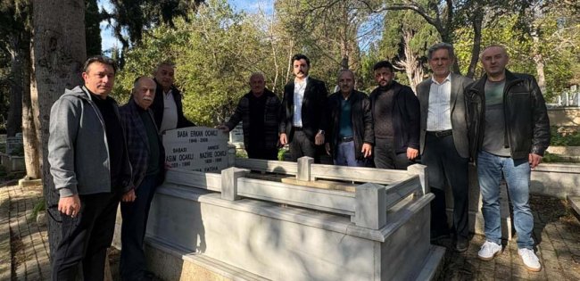 ERKAN OCAKLI ÖLÜM YIL DÖNÜMÜNDE MEZARI BAŞINDA ANILDI