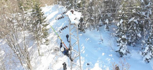 Çoruh EDAŞ, Kış Şartlarına Karşı Sahada Önlemlerini Aldı