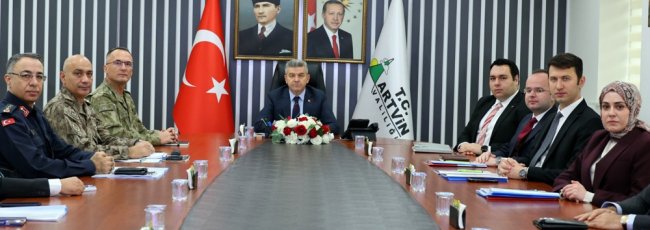 Artvin'de Güvenlik ve Asayiş Koordinasyon Toplantısı yapıldı