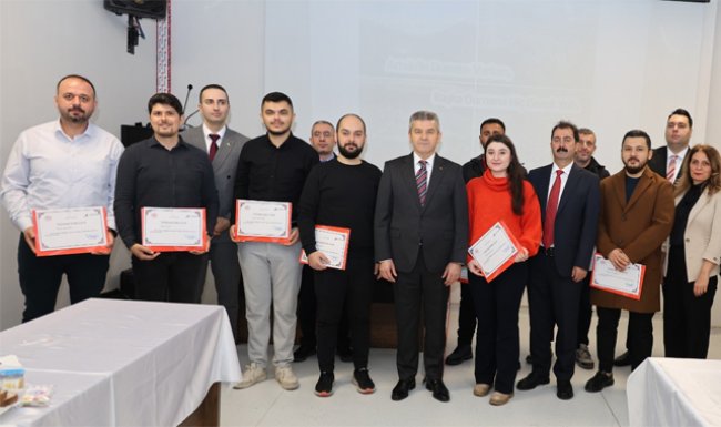 Sigarayı bırakan 15 kişiye teşekkür belgesi