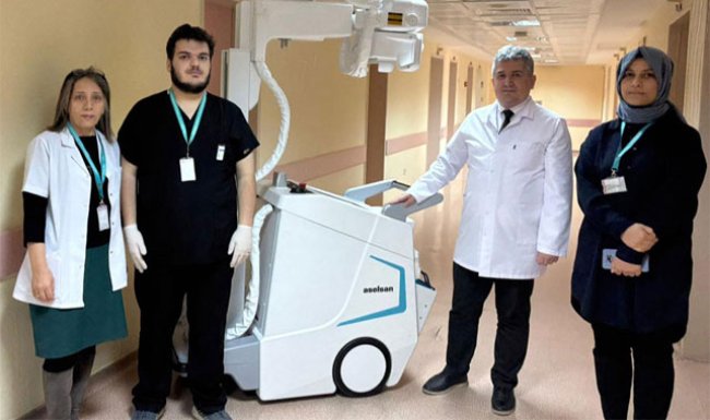 Rize'de Mobil Dijital Röntgen Cihazı hizmete girdi