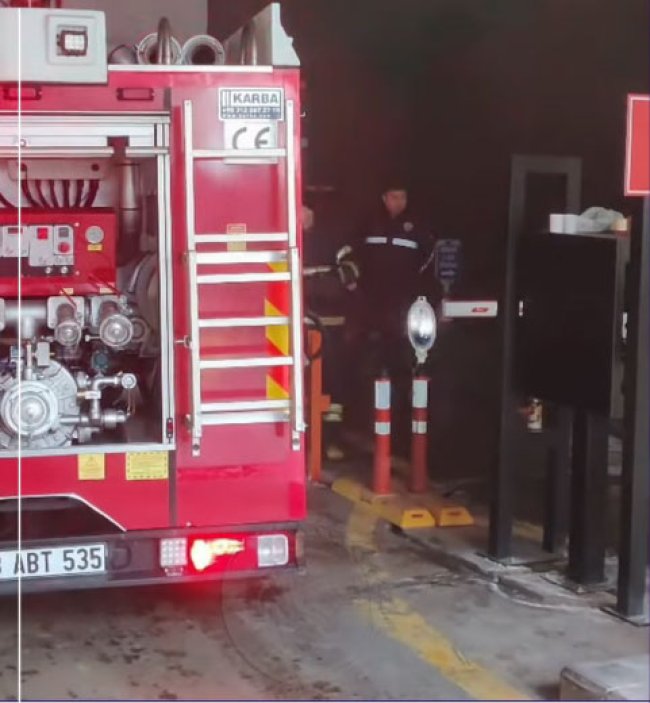 RİZE’DE KORKUTAN YANGIN