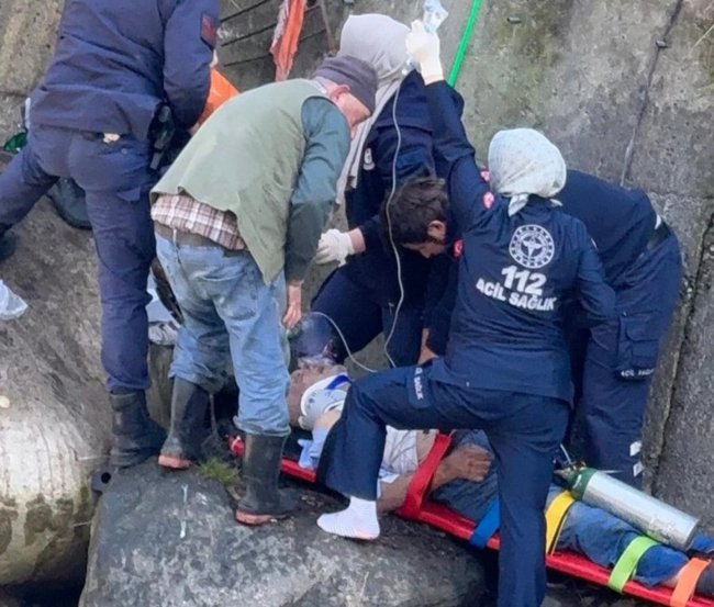 Araç yıkarken dereye düştü, hayatını kaybetti