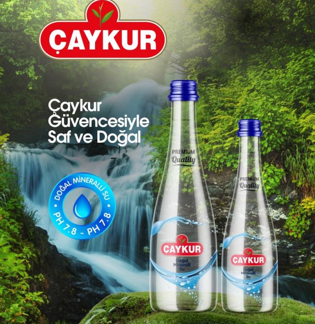 ÇAYKUR PET VE CAM ŞİŞE SU HAZIRLIĞINDA