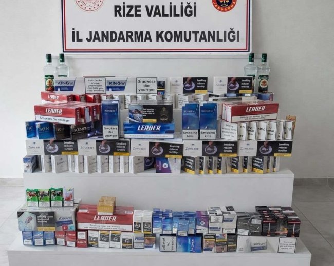 JANDARMA’DAN KAÇAK SİGARA OPERASYONU