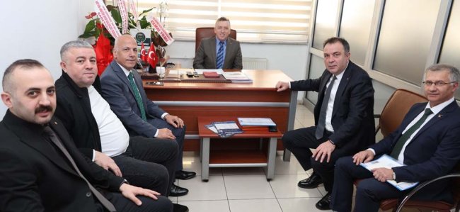 BORSA BAŞKANINDAN KESKİN’E ZİYARET