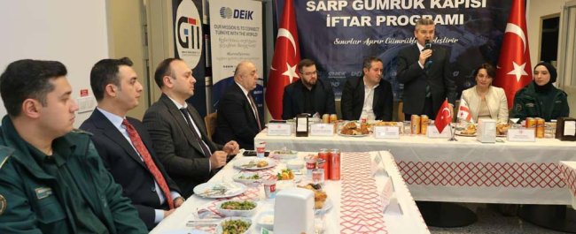 Sarp Sınır Kapısı’nda Türkiye–Gürcistan Dostluk Sofrası
