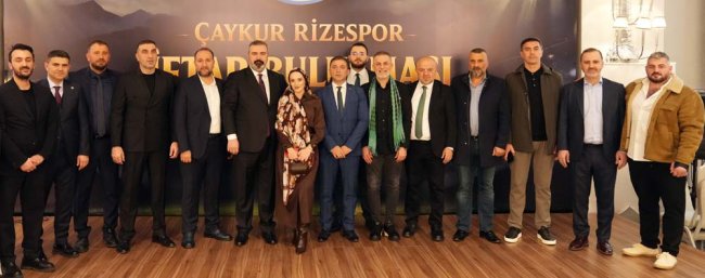 ÇAYKUR RİZESPOR İSTANBUL’DA AYNI SOFRADA TEK YÜREK OLDU