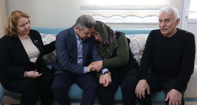 Artvin Valisi Ergün’den, şehit annesine kadınlar günü ziyareti