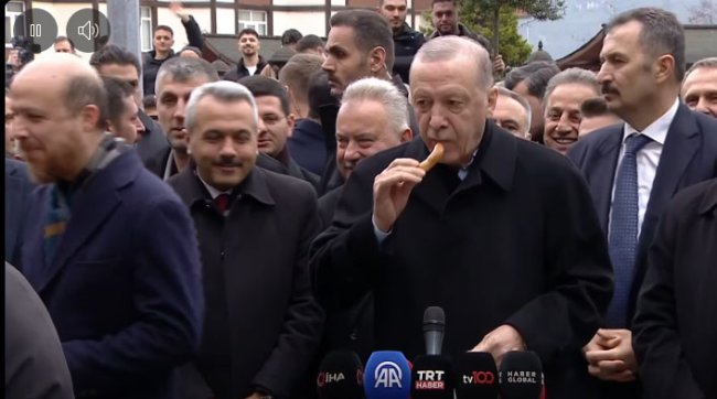 ERDOĞAN “ BU BİZİM SİMİT”
