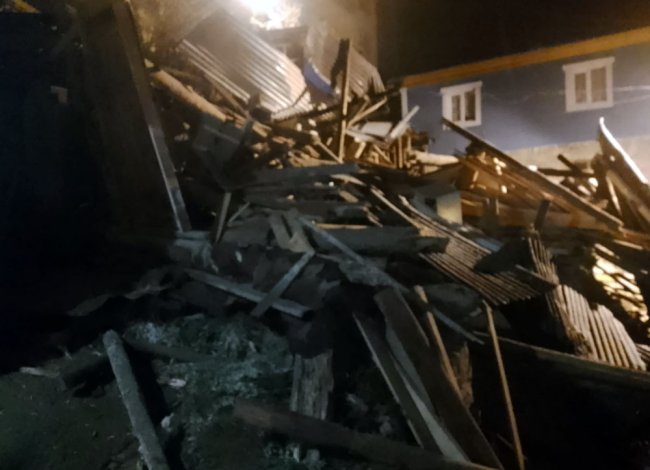 YAYLALAR KÖYÜNDE HEYELAN