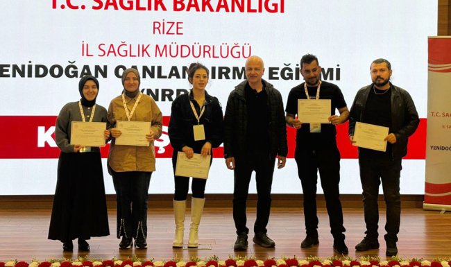 Rize'de Yeni doğan Canlandırma Eğitimi Düzenlendi