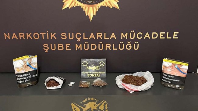 RİZE’DE 10 KİŞİ UYUŞTURUCUDAN TUTUKLANDI