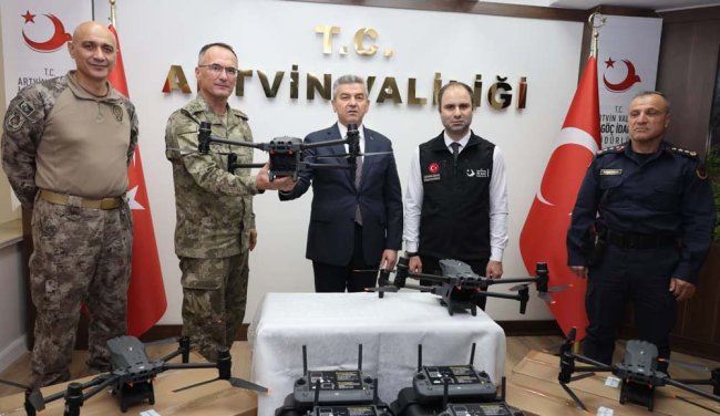 Artvin’de 4 Termal Drone Göreve Başladı