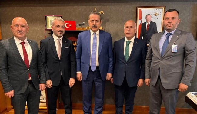 Artvin Ticaret Borsası’ndan Milletvekili Faruk Çelik’e ziyaret