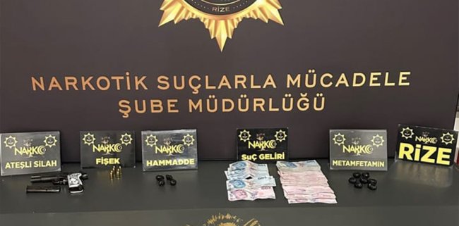 RİZE EMNİYETİNDEN UYUŞTURUCU OPERASYONU