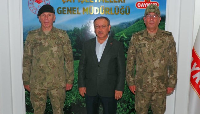 4 KOLORDU KOMUTANINDAN ÇAYKUR’A ZİYARET