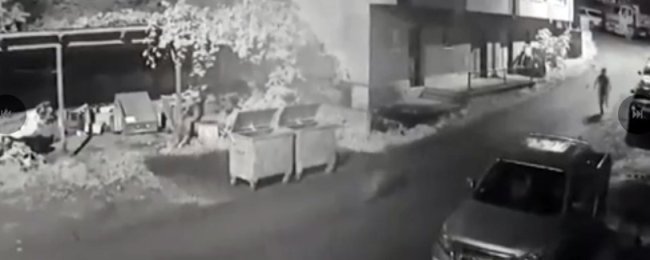 AYI KOVALADI VATANDAŞ KAÇTI