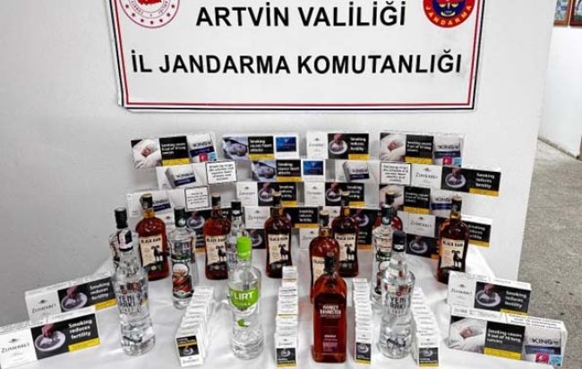 ARTVİN JANDARMA KAÇAKÇILARA GÖZ AÇTIRMIYOR