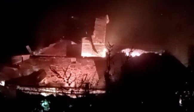 POKUT YAYLASINDA YANGIN