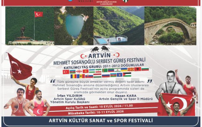 20 ÜLKE, 140 SPORCU ARTVİN’DE MİNDERDE BULUŞACAK