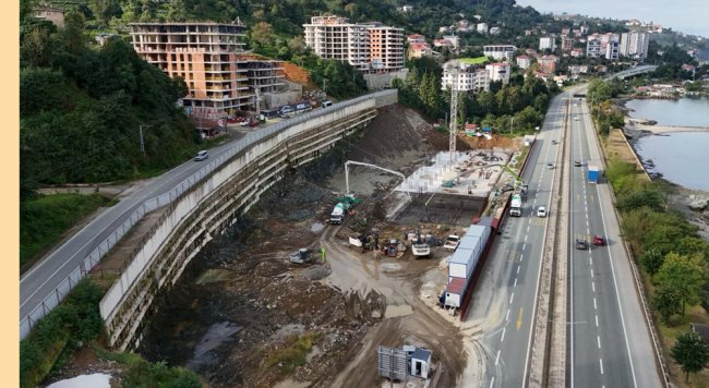 RİZE’NİN YENİ OTOBÜS TERMİNALİ YÜKSELİYOR