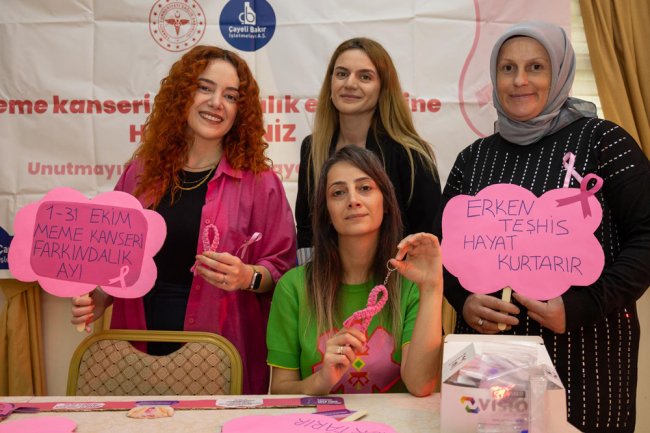 Çayeli’nde Meme Kanseri Farkındalık Etkinlikleri Düzenlendi